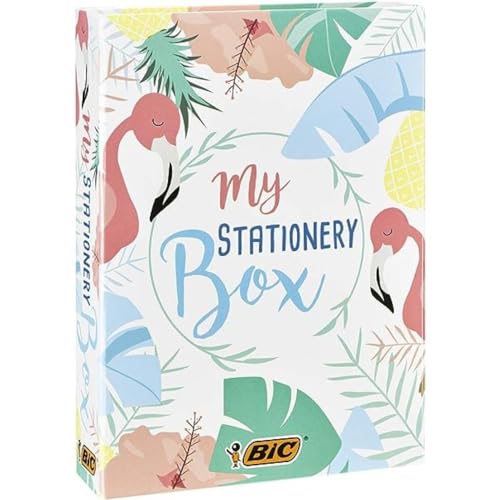 BIC My Stationery Box, Kit de 28 Piezas de Escritura