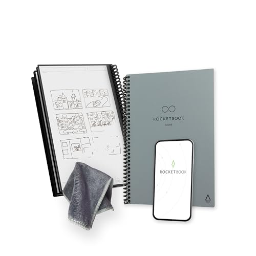 Rocketbook Core A5, cuaderno reutilizable que se escanea con el móvil