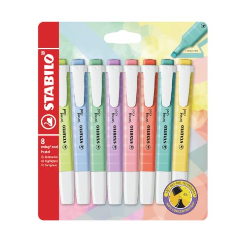 STABILO swing cool Pastel, Subrayadores